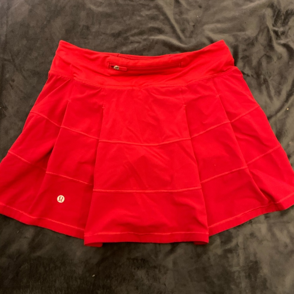 ****SOLD****Lululemon Pace Rival Mid-Rise Skirt LONG - Dark Red